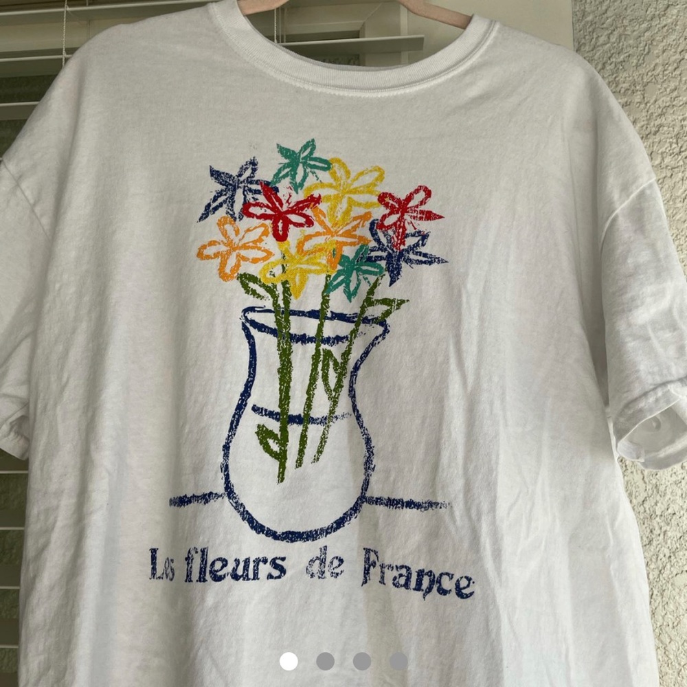 Floral one size fits all art t shirt beautiful unique